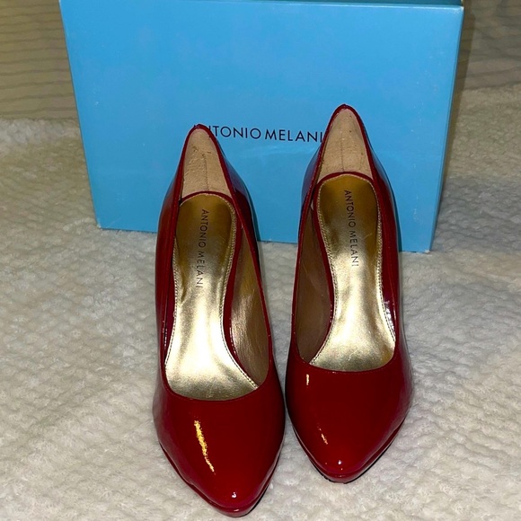 ANTONIO MELANI Shoes - ANTONIO MELANI Red Patent Heels
